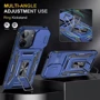 Чохол для телефона Mobile Case Camshield Army Ring Navy для Xiaomi Redmi 13C / Poco C65: Матеріал TPU (термополиуретан) и поликарбонат
