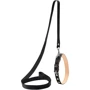 Ошейник с поводком Collar капроновый 14 мм 25-33 см черный (05481)