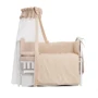 Постельный комплект Twins Standard New Горошки 8 эл. бежевый (4050-CN-02Г)