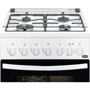 Плита комбінована ZANUSSI ZCK57201WA: Тип варильної поверхні газова