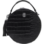 Женская сумка кросс боди Monsen черная (10t32304-black): Фактура Под крокодила, Матовая