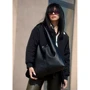 Женская сумка хобо Sambag HOBO M черная (53200001): Застежка Механическая