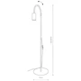 Торшер Nowodvorski 8935 Eye flex GU10 1x10W IP20 Bl: Тип використовуваної лампи Светодиодная (LED)