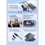 Зарядное устройство Baseus Car Charger 3xUSB+3USB-C BackseatPal L1 Black (C00081100121-00): Количество USB-портов 6