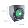 Акустическая система F&D F6000X Black: Выходная мощность сабвуфера 60 Вт