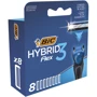 BIC 3 Flex Змінні картриджі для гоління чоловічі 8 шт.: Вид Сменные кассеты