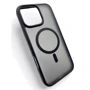 Чехол для iPhone BeCover Metal Buttons Case with MagSafe Black for iPhone 16 Pro Max (712099): Цвет черный