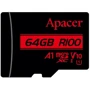 Карта памяти Apacer 64GB microSDXC Class 10 UHS-I U1 V10 A1 (AP64GMCSX10UB-RA)