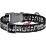 Нашийник для собак WAUDOG Nylon c QR паспортом Темний лицар, S (0015-2011): Виробник WAUDOG