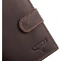 Чоловіче портмоне Buffalo Wild коричневе (DNKN4L-B-MHU-brown): Матеріал Натуральна шкіра