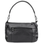 Жіноча сумка через плече Borsa Leather чорна (10t840-black): Країна виробник Тайвань