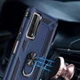 Аксессуар для смартфона Mobile Case Shockproof Serge Magnetic Ring Blue for Huawei P Smart 2021: Цвет синий
