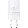 Зарядний пристрій Baseus USB-C Wall Charger GaN5 mini 1C 20W з USB-C Cable White (P10110900213-01): Кабель в комплекті USB-C