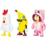 Набор коллекционных фигурок Stumble Guys - Цыпленок, Банан, Мяумер (SG2020-6): Тип Набор игровых фигурок