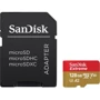 Карта памяти SanDisk 128GB microSDXC Class 10 UHS-I U3 V30 A2 Extreme + adapter (SDSQXA1-128G-GN6AA)