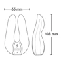 Вибромассажер Shunga - Aiko Intimate Massager Black