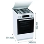 Плита комбинированная Gorenje GK5C63WF: Тип устройства Кухонная плита комбинированная