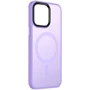 Чехол для iPhone Mobile Case TPU+PC Metal Buttons with MagSafe Colorful Lilac for iPhone 13