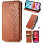 Аксессуар для смартфона Mobile Case Getman Cubic Brown for TECNO Spark 6 Go: Материал искусcтвенная кожа и термополиуретан