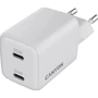 Зарядний пристрій Canyon Wall Charger 2xUSB-C CU35CC GaN 35W White (CNS-CUW35CC): Особливості USB-C, Power Delivery (PD)