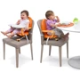 Стульчик для кормления Chicco Pocket Snack Silver (79340.49): Материал пластик