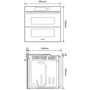 Духовой шкаф электрический Samsung NV7B6785KAK: Объем, л 76