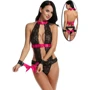 Эротический комплект Пленница NDS 5108-1 Black/Pink, S/M (16786)