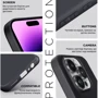 Чехол для телефонов ArmorStandart Matte Slim Fit Black for ZTE Blade V50 Design 4G (ARM70697): Материал TPU (термополиуретан)