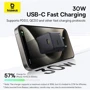 Зарядное устройство Baseus USB-C Wall Charger Palm 1C 30W with USB-C Cable Black (P10111605113-01) фото 15