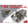 Сборная модель MiniArt Двигатель V-2-34 с трансмиссией для танка Т-34 1:35 (MA35205): Производитель MiniArt