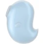 Вакуумный клиторальный стимулятор с вибрацией Satisfyer Cutie Ghost Blue