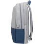 Сумка для ноутбуков RivaCase 17.3" Prater Grey/Dark Blue (7567): Материал полиэстер