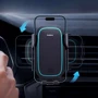 Держатель Baseus Car Holder Wireless Charger Milky Way Pro 15W Black (C40357000111-00) фото 6