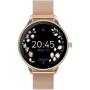 Смарт-часы Forever Velora SB-306 Rose Gold + ремешок: Дисплей 1.19" AMOLED (390x390)