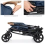 Прогулянковий візок El Camino Zeta Denim Blue (ME 1011L): Матеріал коліс резина