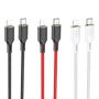 Кабель Hoco Cable USB-C to Lightning 20W 1m Black: Длина 1 м