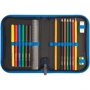 Ранец школьный укомплектованный Herlitz LOOP PLUS Shark резиновая 3D-аппликация (50025787): Спинка Ортопедическая (анатомическая)
