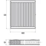 Aquatronic 22-К 500х1800 ниж. подеколи: Тип радіатора панельний