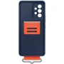 Чехол для телефонов Samsung Silicone with Strap Cover Navy (EF-GA536TNEGRU) for Samsung A536 Galaxy A53: Пленка в комплекте нет
