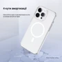 Чехол для iPhone VOKAMO Sdouble MagSafe Transparent for iPhone 15 Plus (NVK010805) фото 8