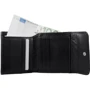 Женский кошелек Smith&Canova черный (FUL-28611-black): Материал Натуральная кожа