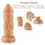 Фаллоимитатор-насадка Hismith Slightly Curved Silicone Dildo Monster Series