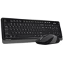 Комплект беспроводной A4Tech Fstyler FG1010 Black/Grey: Подключение беспроводное