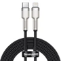 Кабель Baseus Cable USB-C to Lightning Cafule Metal PD 20W 2m Black (CATLJK-B01)