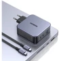 Зарядний пристрій Ugreen Wall Charger 2xUSB-C+USB CD289 GaN 140W з USB-C Cable Gray (90549): Сила струму 2.4А и более