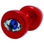 Анальная пробка со стразом Diogol Anni R Eye Red Кристалл 30мм