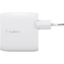 Зарядное устройство Belkin Wall Charger Home 2xUSB 24W with USB-C Cable White (WCE002VF1MWH): Кабель в комплекте USB-C