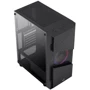Корпус Aerocool Menace Saturn RGB-G-BK-v1 Black Mid Tower RGB: Типоразмер Midi-Tower
