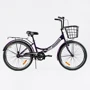 Велосипед Corso Advance 24" складаний чорний (AD-24198)