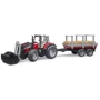 Автомодель Bruder Трактор Massey Ferguson з причепом (02046)